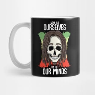 Bob free minds skull Mug